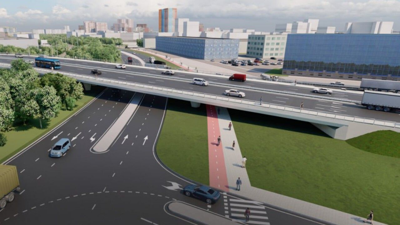 В Перми началась подготовка к реконструкции путепровода на шоссе Космонавтов