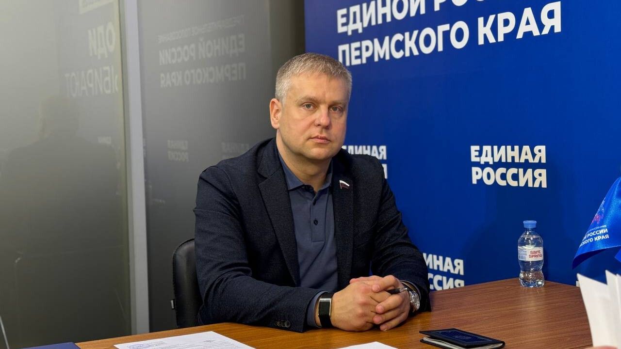 ​Роман Водянов первым из депутатов Госдумы от Прикамья подал заявку на праймериз «Единой России»