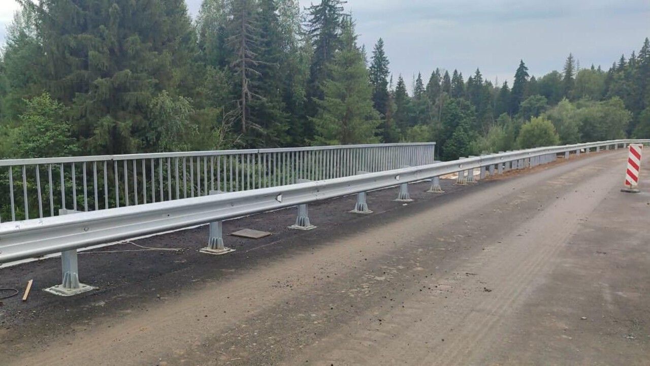 Капитальный ремонт моста через Кашкалак в Прикамье перешел на новый этап