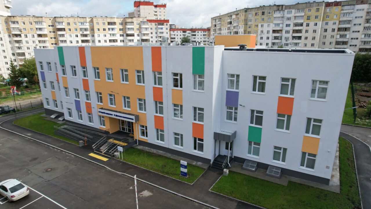 В Перми завершено строительство детской поликлиники в микрорайоне Садовый