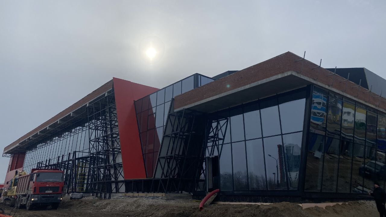 ​В Перми завершили строительство теплого контура ледовой арены