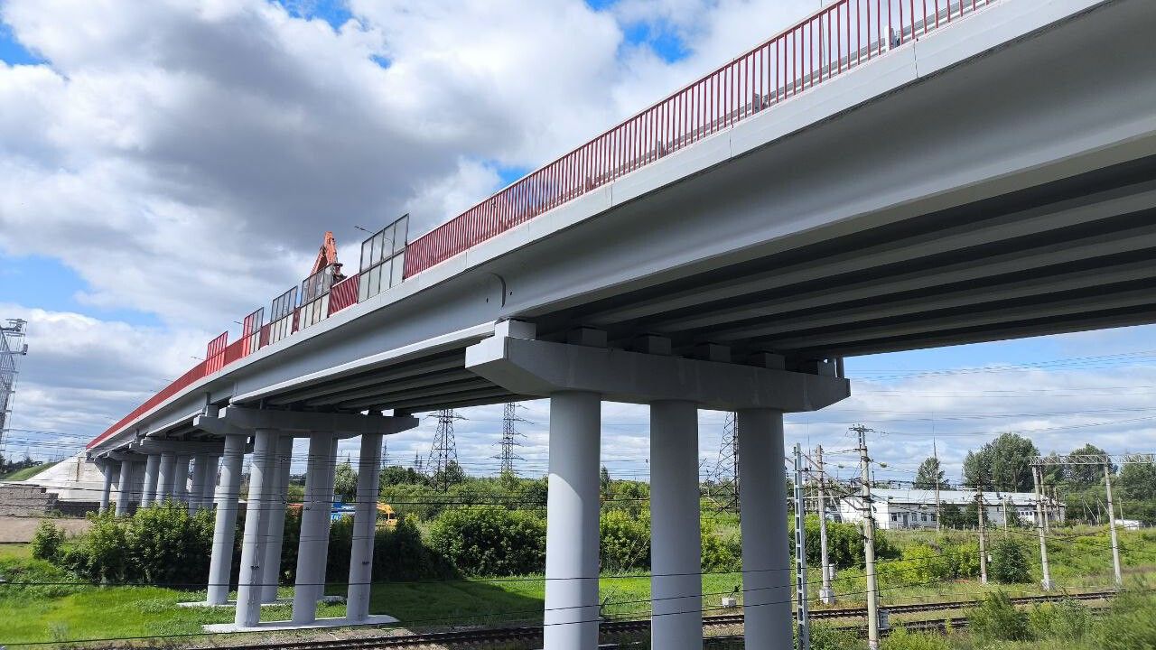 Строительство выезда из промышленного узла «Осенцы» близится к завершению