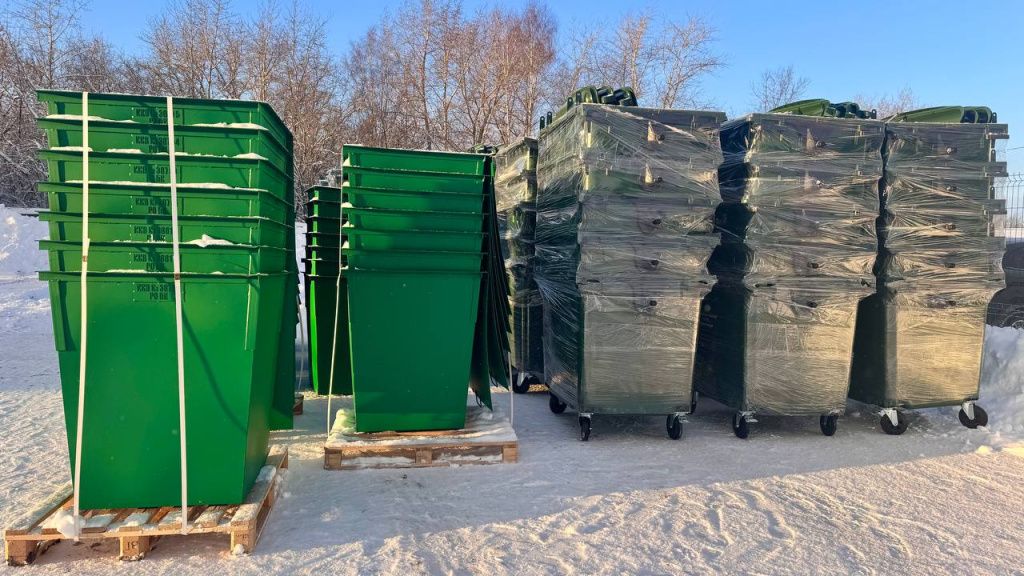 В 2025 году в Прикамье установлено более трех тысяч новых контейнеров для ТКО