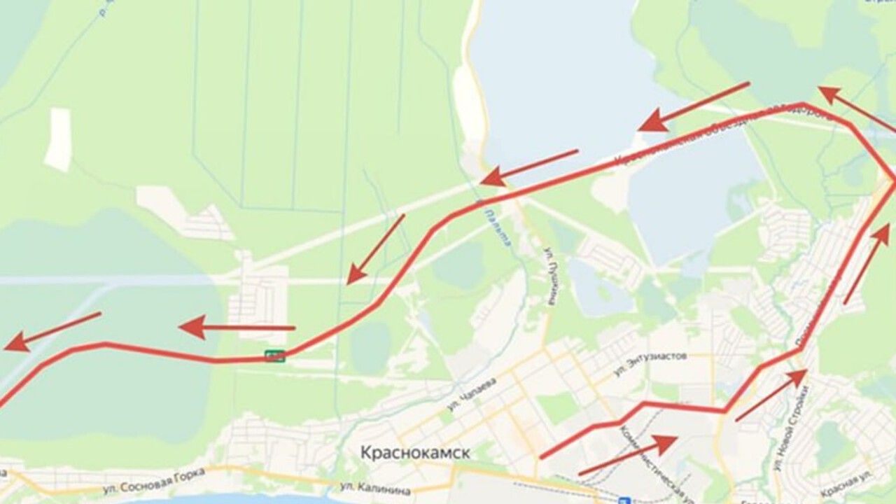 ​Из-за коммунальной аварии в Краснокамске изменена схема движения автобусов