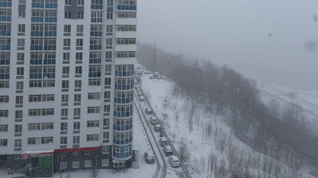 ​Треть месячной нормы снега выпала за сутки в Перми