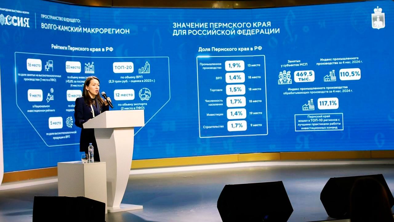 На выставке «Россия» в Москве Пермский край представил инвестпотенциал 