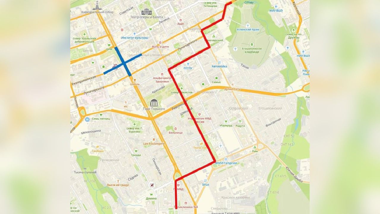 В Перми на нескольких улицах ограничат движение транспорта в связи с проведением акции «Поклонимся великим тем годам»