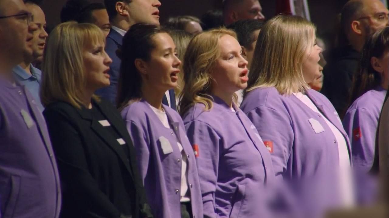 Пермская делегация на церемонии. Фото: скриншот видео «Росмолодёжь»