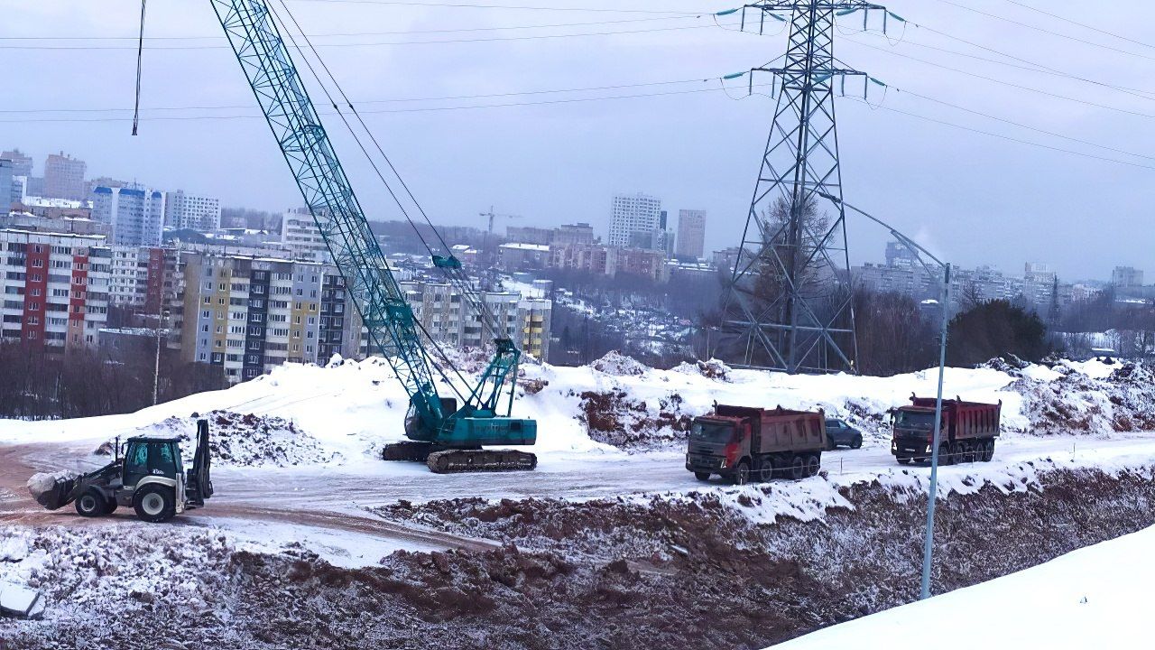 ​В Перми продолжается строительство второго этапа автомобильной дороги ТР-53