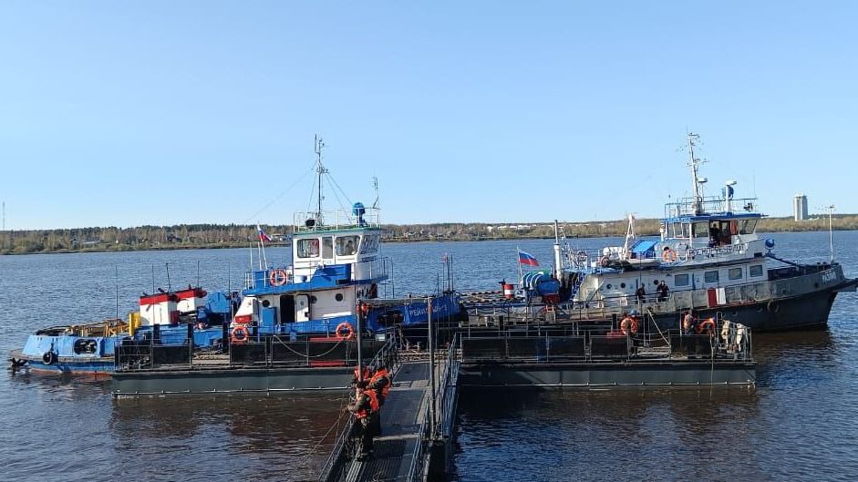 На Перми I стартовали работы по установке модульного причала 