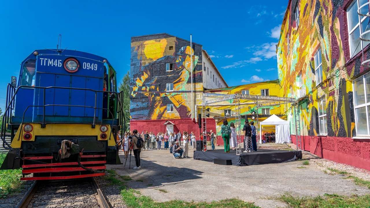 В Чусовом открылся индустриальный стрит-арт-парк 