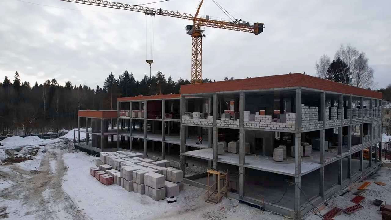 В Перми возведен каркас будущей современной поликлиники со стационаром и кафедрой медвуза