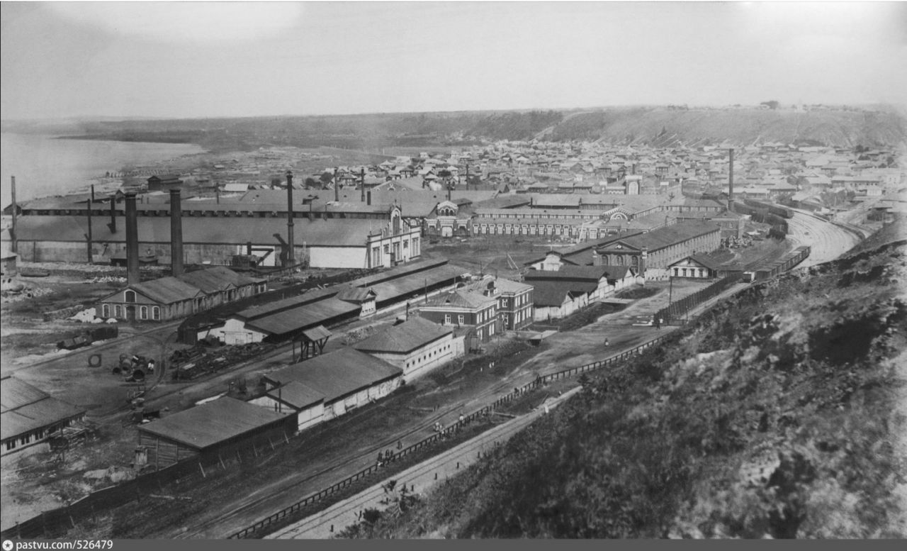 Пермский Пушечный завод в Мотовилихе (1886 – 1900), Пермь. Источник: pastvu.com (16+)