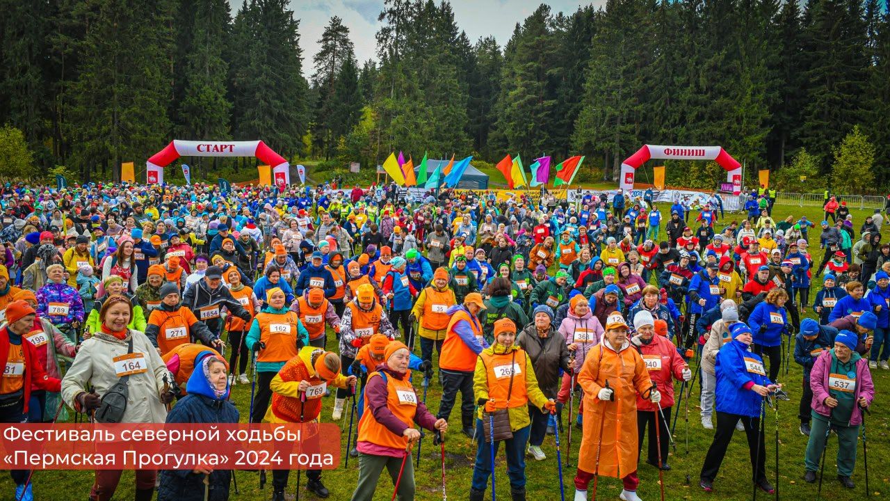 Краевой фестиваль северной ходьбы «Пермская прогулка» пройдет в Перми 14 сентября