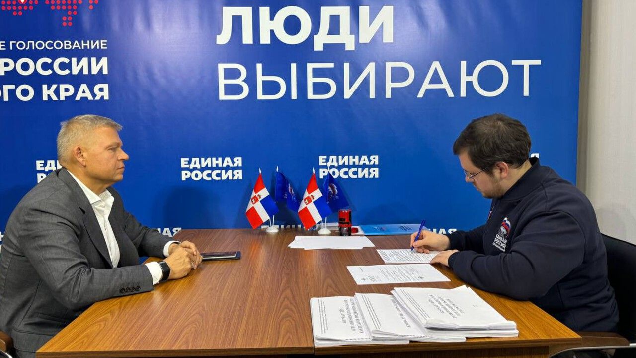 ​Алексей Дёмкин подал документы для участия в праймериз «Единой России»