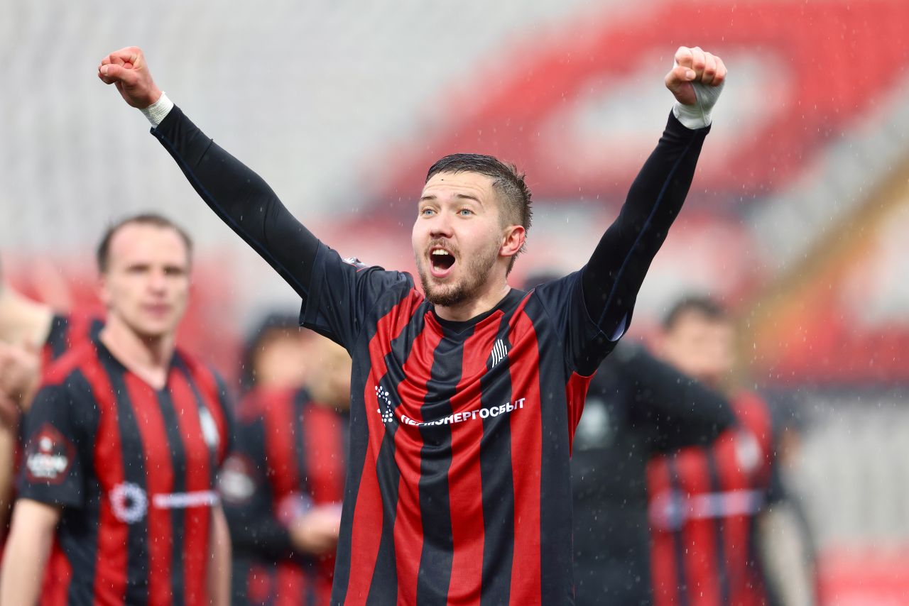 «Амкар» вышел на поле против «Алании» впервые с 2013 года и победил со счетом 3:2. Фото: ФК «Амкар»