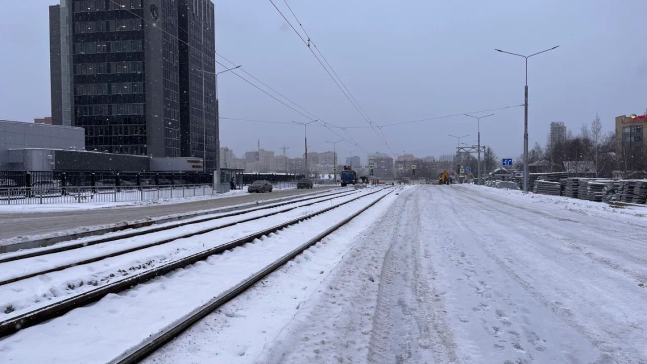 ​В Перми состоялся тестовый пуск трамвая по обновленной улице Пушкина