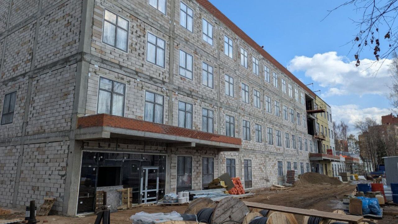 ​В Перми на Гайве активно продвигается строительство поликлиники