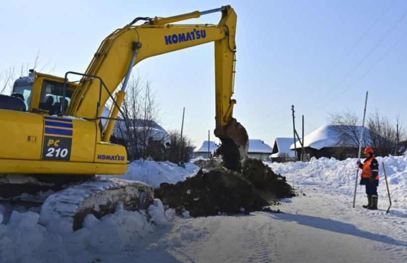 ​В селе Малый Ашап Ординского округа строят новую водозаборную скважину