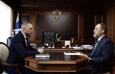 ​Иван Амиров обсудил с Игорем Комаровым реализацию федеральных инициатив и поддержку участников СВО в Пермском крае