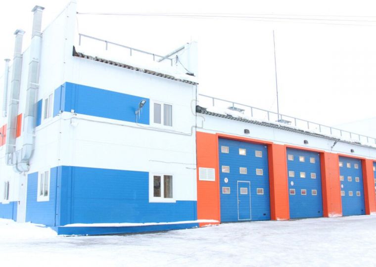 В Чердынском округе начал работу новый современный пожарно-спасательный комплекс