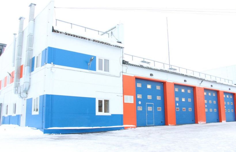 В Чердынском округе начал работу новый современный пожарно-спасательный комплекс