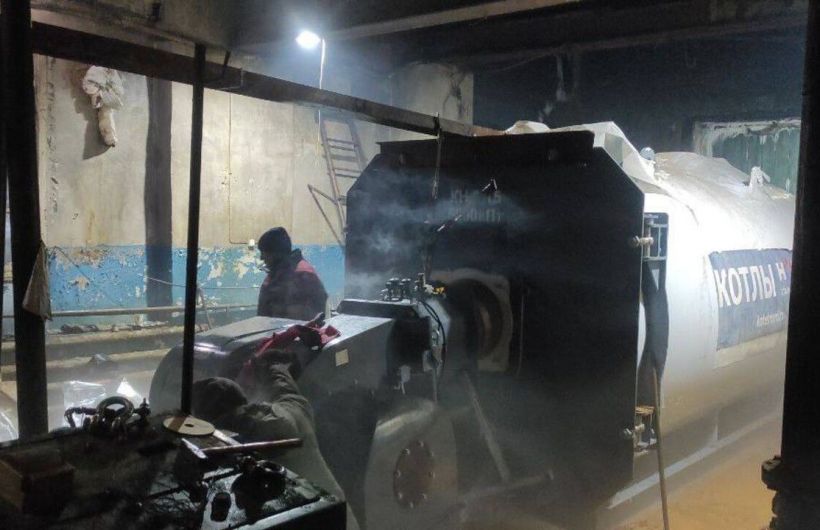 В Красновишерске проходит подготовка к запуску нового котла