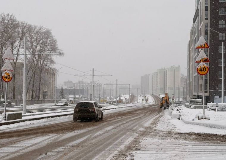 ​В Перми в техническом режиме открыли движение по улице Карпинского