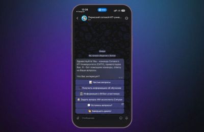 В мессенджере Max заработал чат-бот Пермского Сетевого ИТ-Университета