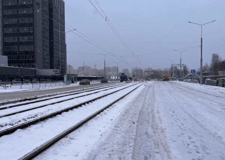 ​В Перми состоялся тестовый пуск трамвая по обновленной улице Пушкина
