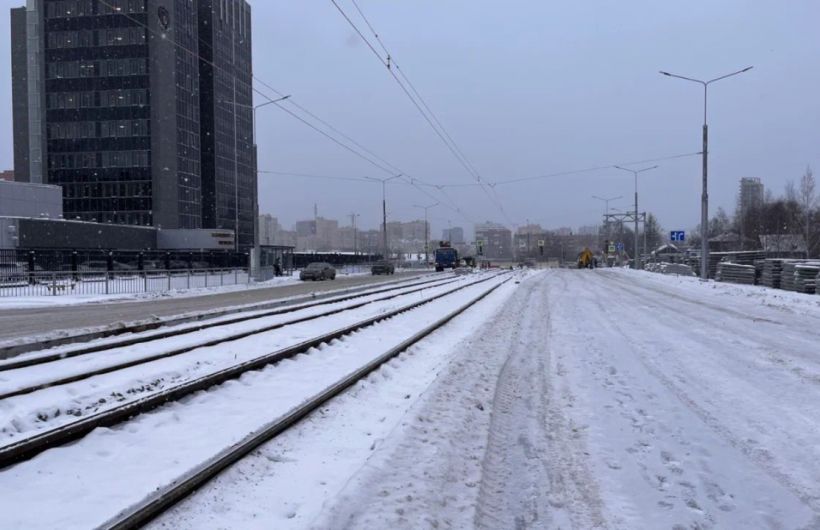 ​В Перми состоялся тестовый пуск трамвая по обновленной улице Пушкина