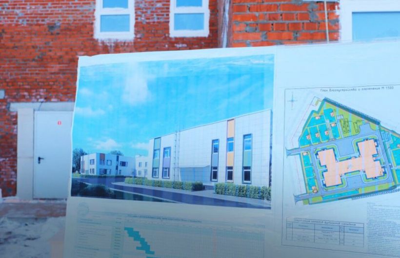 ​В деревне Большая Мось возвели коробку будущего детского сада