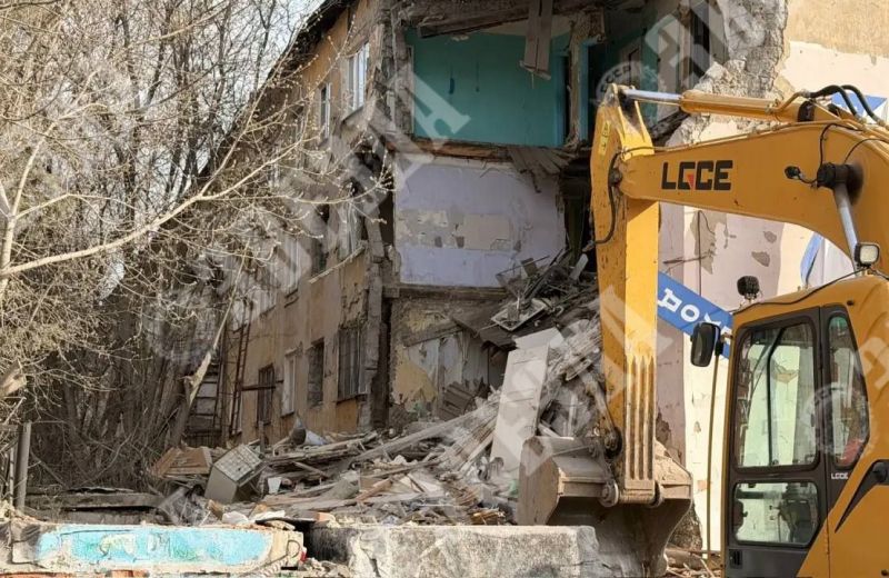 Дом на улице Чкалова, 38, в котором обрушилась стена, снесут до 25 мая