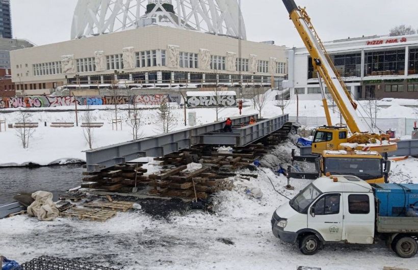 Мост в центре Екатеринбурга будет собран из пермских деталей