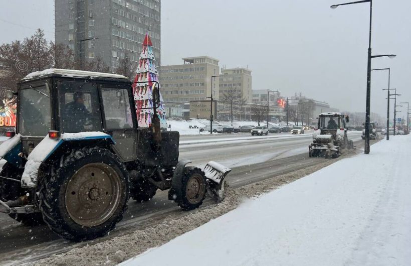 ​Циклон Helmut обрушил на Прикамье обильные снегопады