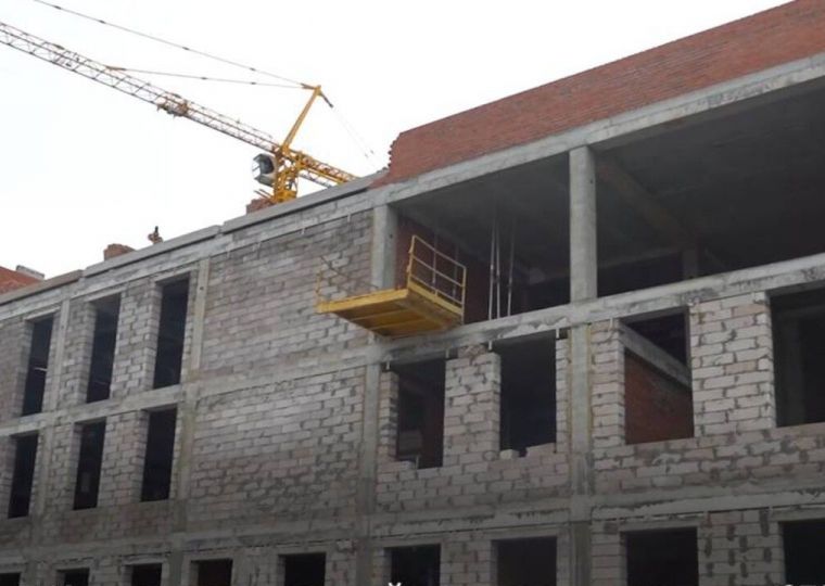 В Перми завершен каркас нового корпуса лицея №3 в Индустриальном районе