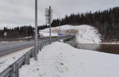 В Прикамье отремонтировали мост через реку Вильву 